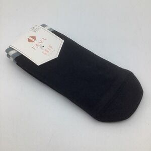 Tavi Grip Cora Socks Ebony Mirage Stripe Black Yoga Pilates Barre Size S New